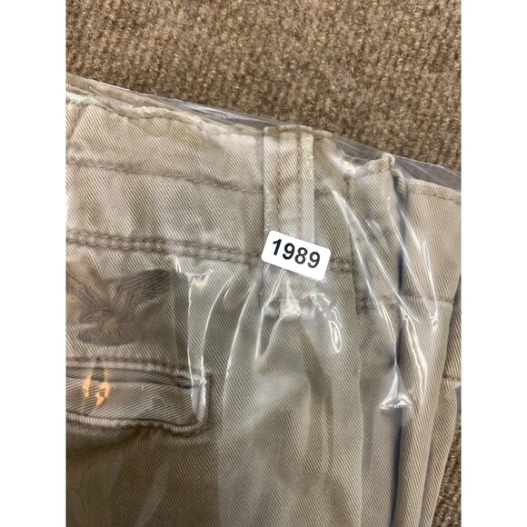 American Eagle Shorts Mens 30 Flat Front Lived In Chino Longer Length Cotton - Picture 9 of 9